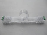Плічка білизняні, вішалки для нижньої білизни прозорі 21,5 см, фото 3