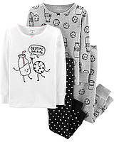 Хлопковая пижама Carter’s для девочек (2 штуки)