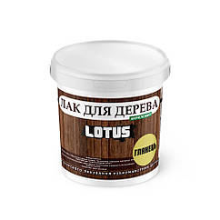 Лак акриловий для дерева LOTUS Прозорий Глянцевий 0.5 л