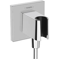 Шланговое подключение HANSGROHE FixFit 26889000 с держателем для лейки пластиковое хром