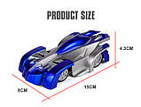 Машинка радіокерована, їздить по стінах та стелі, світяться фари 15х8х4.3см, фото 5