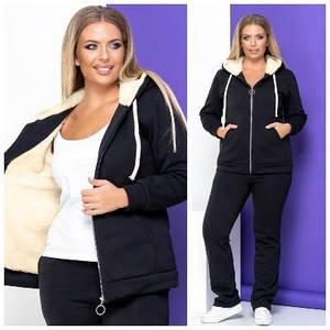 Жіночий теплий костюм батал новинка 2024