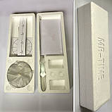 Настінний  3D годинник сріблястий, фото 2
