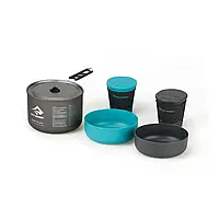 Набор посуды Alpha Cookset 2.1 Pacific Blue/Grey от Sea to Summit (STS APOTACKSET2.1) MK official