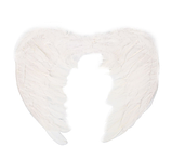 Білі крила ангела з пір'я RESTEQ 80 см. Крила амура, фото 2