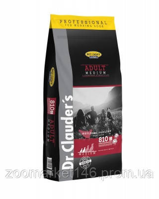 Dr.Clauder’s Best Choice Adult Medium, сухий корм для собак малих та середніх порід, рис + дом.птиця, 20 кг
