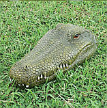 Катер крокодил, р/к плаваюча голова крокодила, іграшка з імітацією голови крокодила Flytec V002 2,4G, фото 5