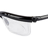 Окуляри зору з регулюванням лінз Dial Vision. Універсальні окуляри для зору. Окуляри-лупа від -6d до +3d, фото 2