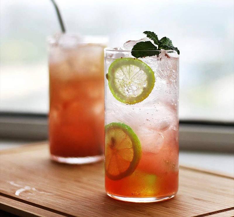 Висока склянка 430мл для гарячих та холодних напоїв, коктейлів.