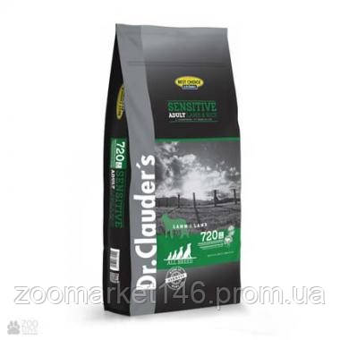 Dr.Clauder’s Best Choice Adult Sensitive Lamb and Rice, сухий корм для чутливих собак, з ягням, 20 кг