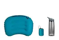 Надувная подушка Aeros Ultralight Pillow, 12х36х26см, Aqua от Sea to Summit (STS APILULRAQ) MK official