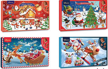 Baron Адвент календар з Різдвяними фігурками 200 г