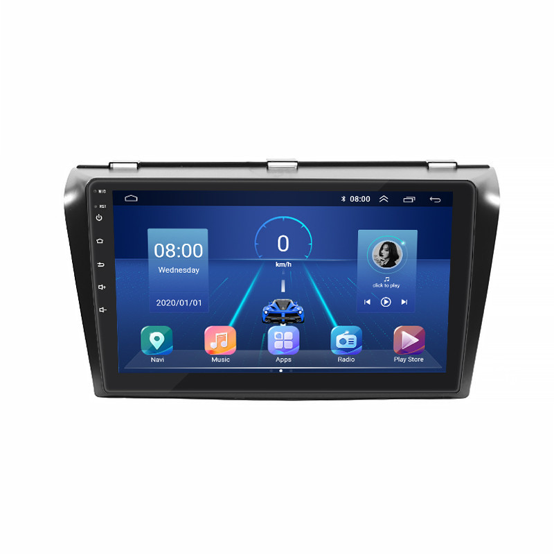 Штатна магнітола 9" Lesko для Mazda 3 I (BK) Рестайлінг 2006-2009 Top 6/128 4G WiFi GPS Мазда 1 шт.