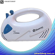 Міксер ручний DOMOTEC MS-143, Кухонний міксер побутовий електричний, 7 швидкостей 250 ватів, 2 пари насадок, фото 5