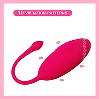 Віброяйцо силіконове бездротове, вібратор вагінальна кулька, інтимні іграшки