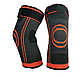 Бандаж на коліно/ Наколінник ортопедичний / Фіксатор коліна/ Колінний корсет / Фіксуючий бандаж коліна (Помаранчевий) M, фото 7