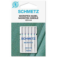 Иглы Schmetz №70 microtex для шелка, органзы