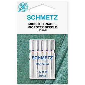 Голки Schmetz No80 microtex для шовку