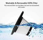 Бездротовий пилосос 6000 Па 12 В для автомобіля потужний, фото 3