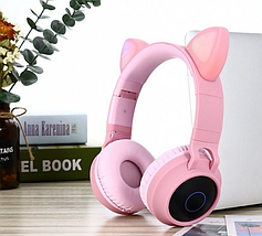 Бездротові навушники світні з котячими вушками "Cat" мікс, фото 5