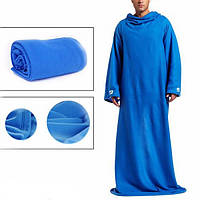 Согревающий плед-одеяло с рукавами Snuggie Blanket (Снагги), теплый рукоплед