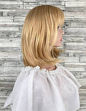 Перука жіночий каре блонд с чубчиком і проділом, фото 2