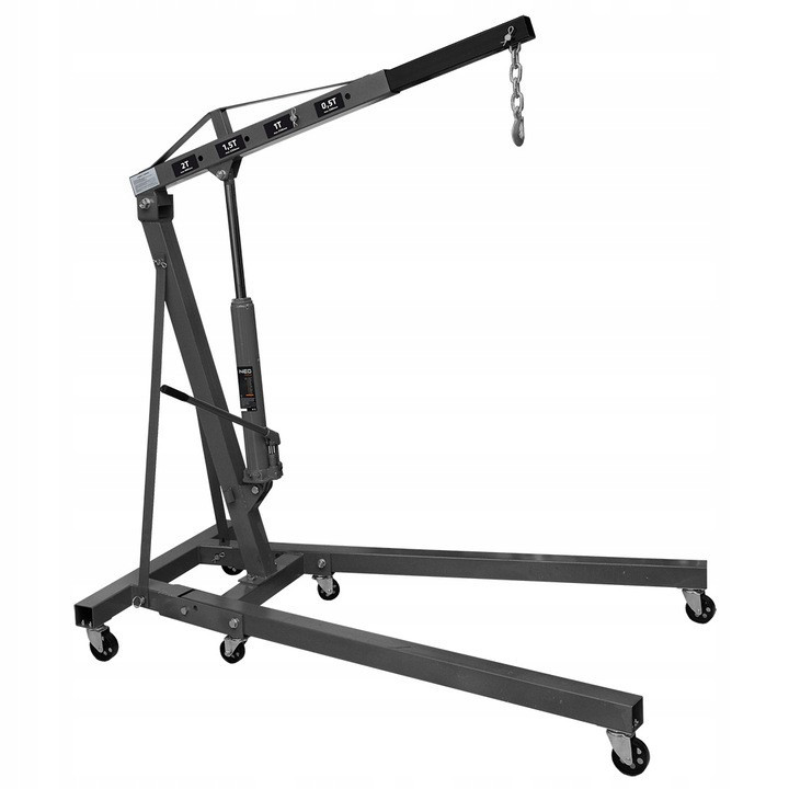 Підкотний гаражний гідравлічний кран для зняття двигуна NEO 11-720, 2т, фото 1