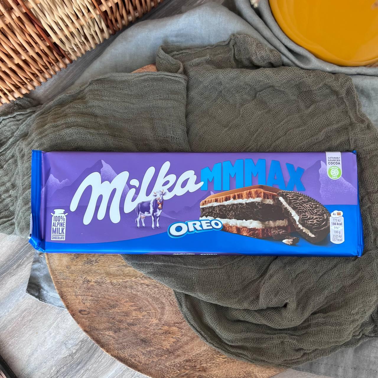 Шоколадка 🍫 Milka "Oreo" 300 гр. Німеччина