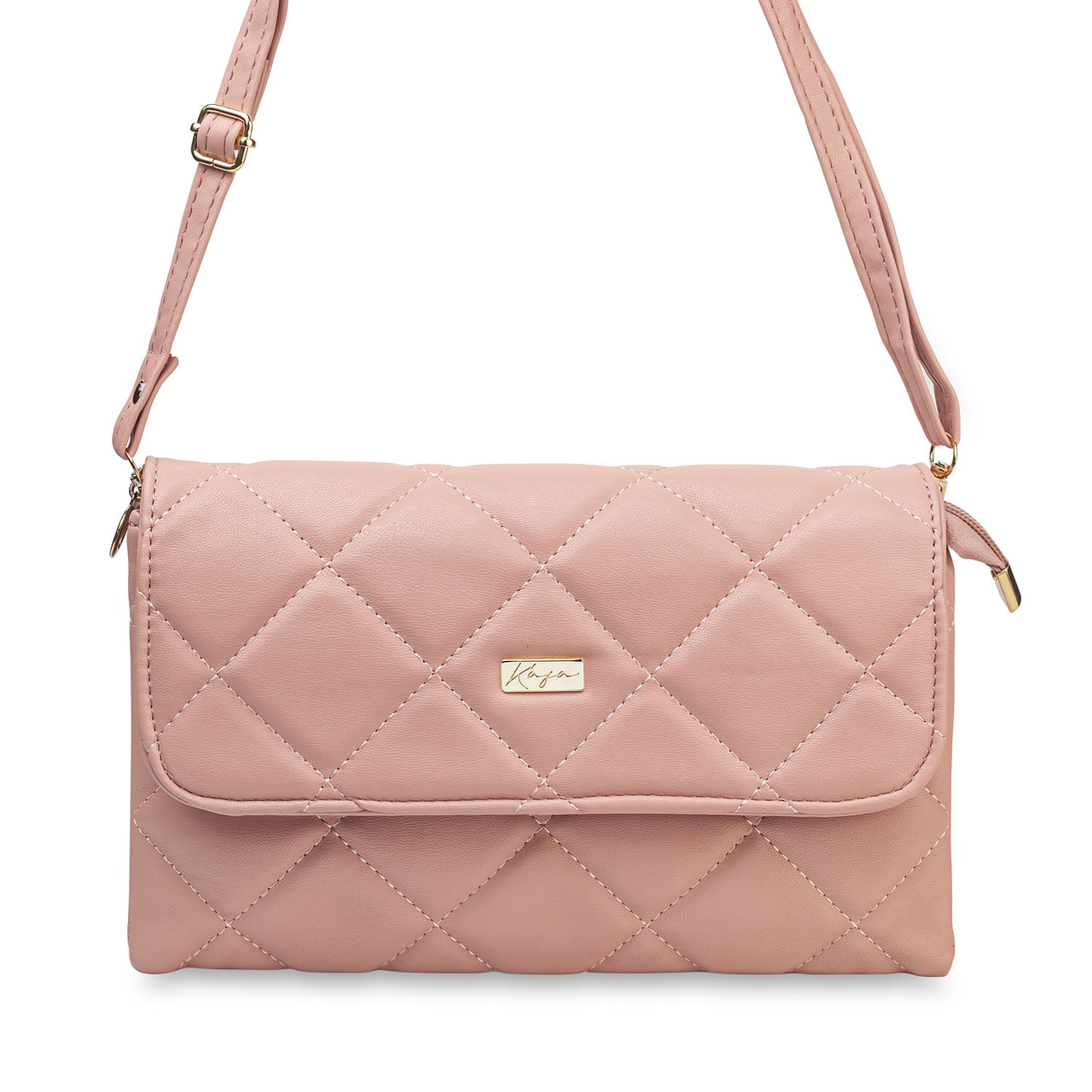 Жіноча сумка через плече Kafa 955 світло-рожева, фото 1