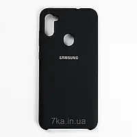 Чохол Silicone Case Premium для Samsung A11 / M11 Black 3
