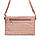 Жіноча сумочка-клатч через плече Kafa 840 світло-рожева, фото 2
