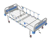 Кровать функциональная медицинская АТОН КФ-2-МП (разборная с пластиковыми перилами и колесами диаметром 75)