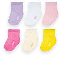 Шкарпетки дитячі літні для дівчинки GABBI NSD-361 розмір 8-10 (в упаковке 6 штук)(90361)