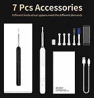 Багатоцільовий Отоскоп-Бороскоп 4.5 мм Wi-Fi HD — Ендоскоп для Телефону, Смартфону F2W