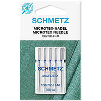 Иглы Schmetz №90 microtex для шелка