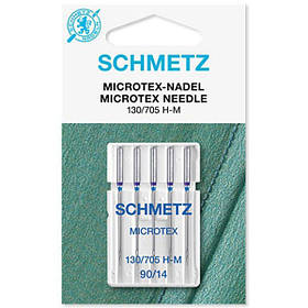 Голки Schmetz №90 microtex для шовку