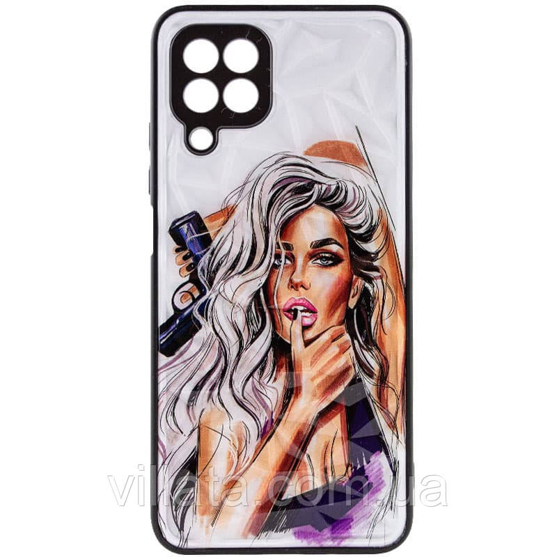 TPU+PC чохол Prisma Ladies для Samsung Galaxy M53 5G Purple, TPU+PC