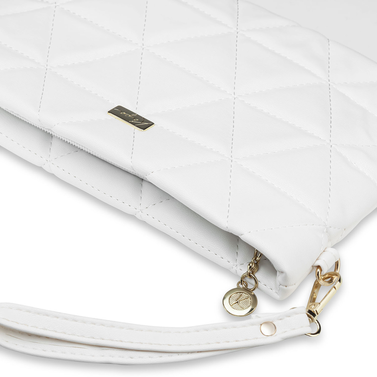 Женская сумочка - клатч через плечо Kafa 840 белая - фото 5 - id-p1696208659