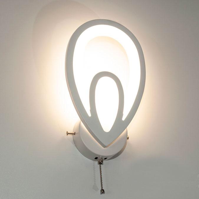 Бра настінне світлодіодне Led колір Білий 19 Ват Diasha MB2328/1WH