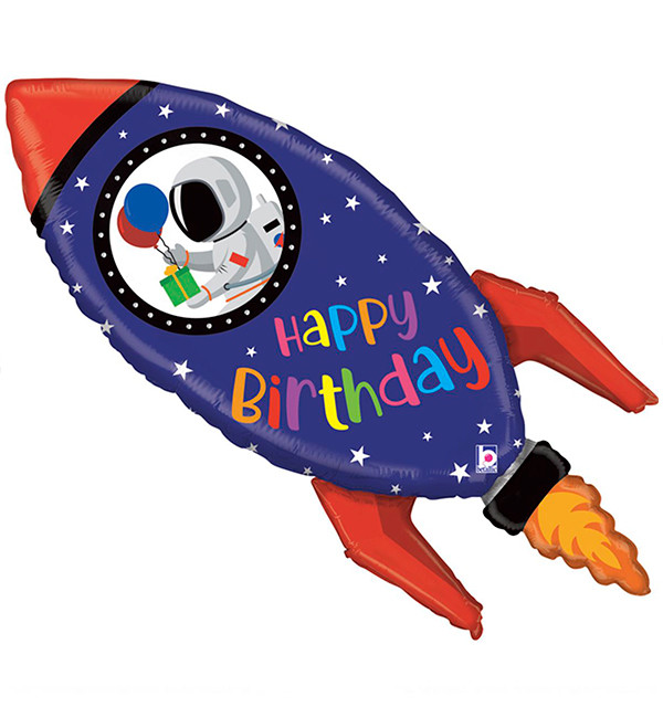 Повітряні кульки "Ракета", 102 см., Італія