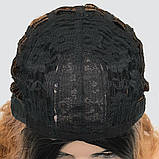 Перука омбре без чубчика Joy, термоволоси, колір каштановий для сцени, аніматорів, танців та вечірок, фото 6