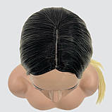 Перука омбре без чубчика Cora, термоволосся, колір блондин для сцени, аніматорів, танців, вечірок та розваг, фото 5