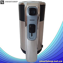 Міксер Rainberg RB-1012 5 швидкостей 600W, потужний ручний побутовий кухонний міксер, 2 насадки, неіржавка сталь, фото 4