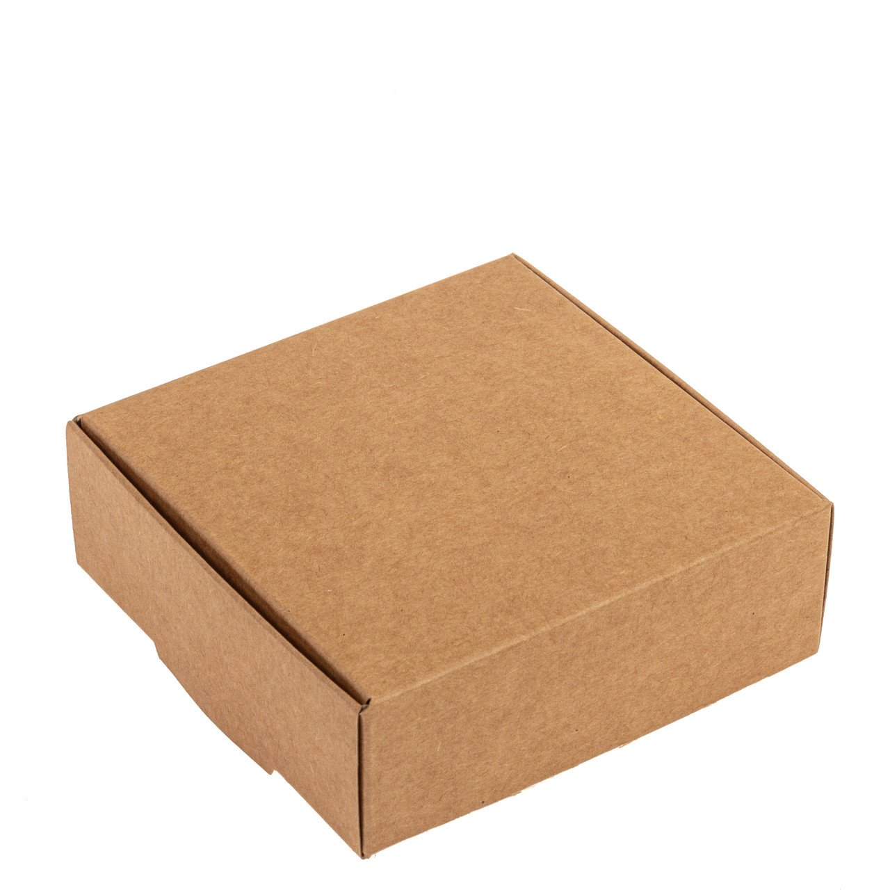 Коробка 100х100х35 для пряника без вікна, крафт, фото 1