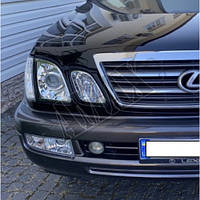 Передні фари лінзовані з поворотником (хромові) Lexus LX 470 (1998-2007)