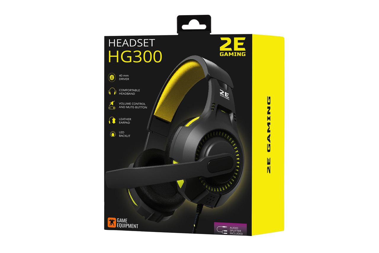 2E Gaming HG300 LED 3.5mm Black