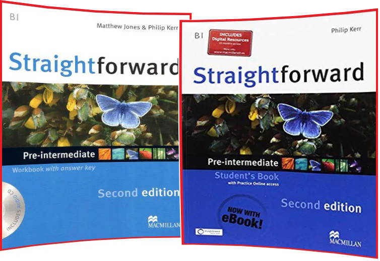 Straightforward Pre-Intermediate. Student'S+Workbook. Учебник.