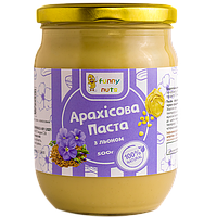 Арахісова паста  FunnyNuts з льоном 500г