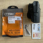 Кобура пластикова Cytac R-defender до пістолетів Glock 19, фото 6