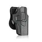 Кобура пластикова для Glock 17, 22, 31 Cytac R-Defender пісочна, фото 9